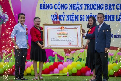 LỄ ĐÓN NHẬN BẰNG CÔNG NHẬN TRƯỜNG ĐẠT CHUẨN QUỐC GIA VÀ KỶ NIỆM 54 NĂM THÀNH LẬP TRƯỜNG (10/10/1966-10/10/2020)