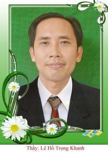 Lê Hồ Trọng Khanh Lê Hồ Trọng Khanh